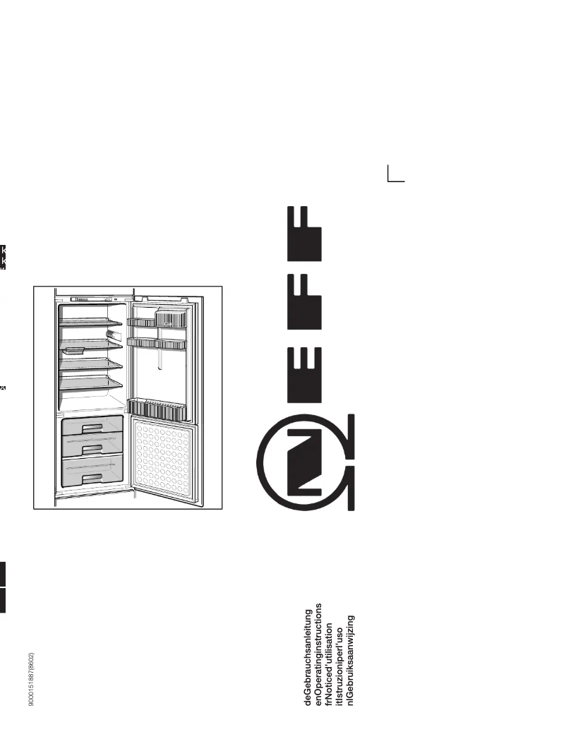 Page 1 de la notice Manuel utilisateur Neff KN 435 A K 5724 X7