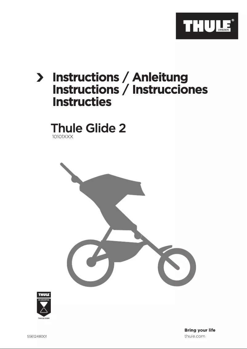 Page 1 de la notice Manuel utilisateur Thule Glide 2