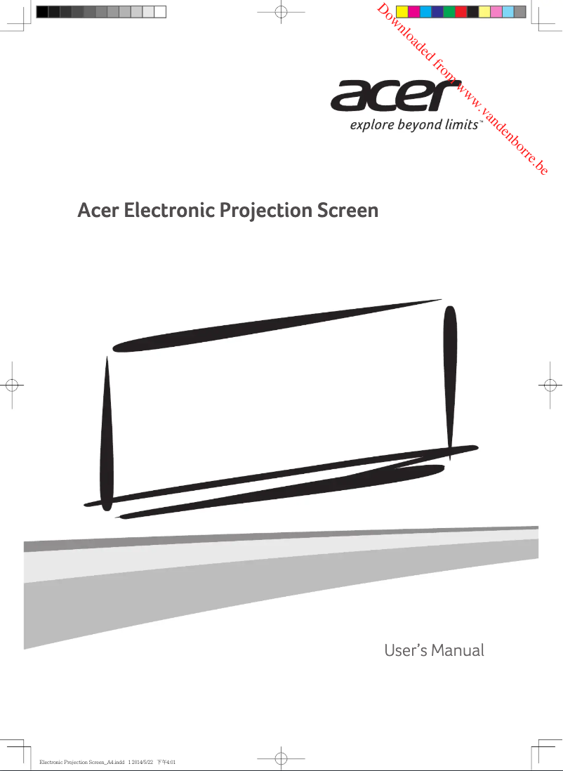 Page n°1 - Manuel utilisateur Acer E100-W01MW