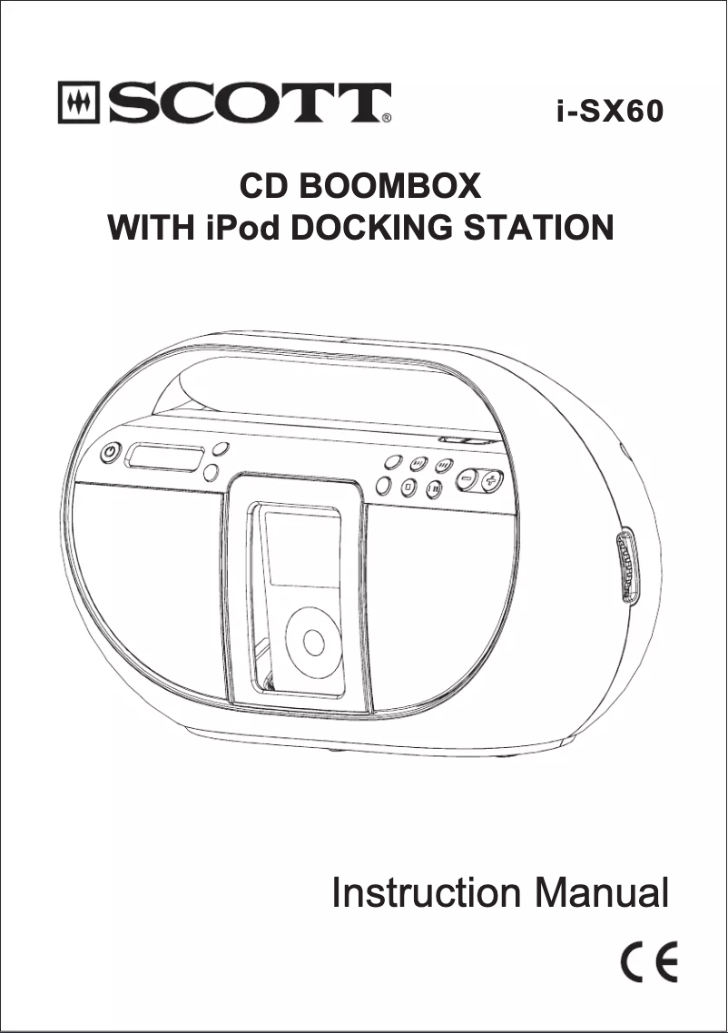 Image de la première page du manuel de l'appareil i-SX60