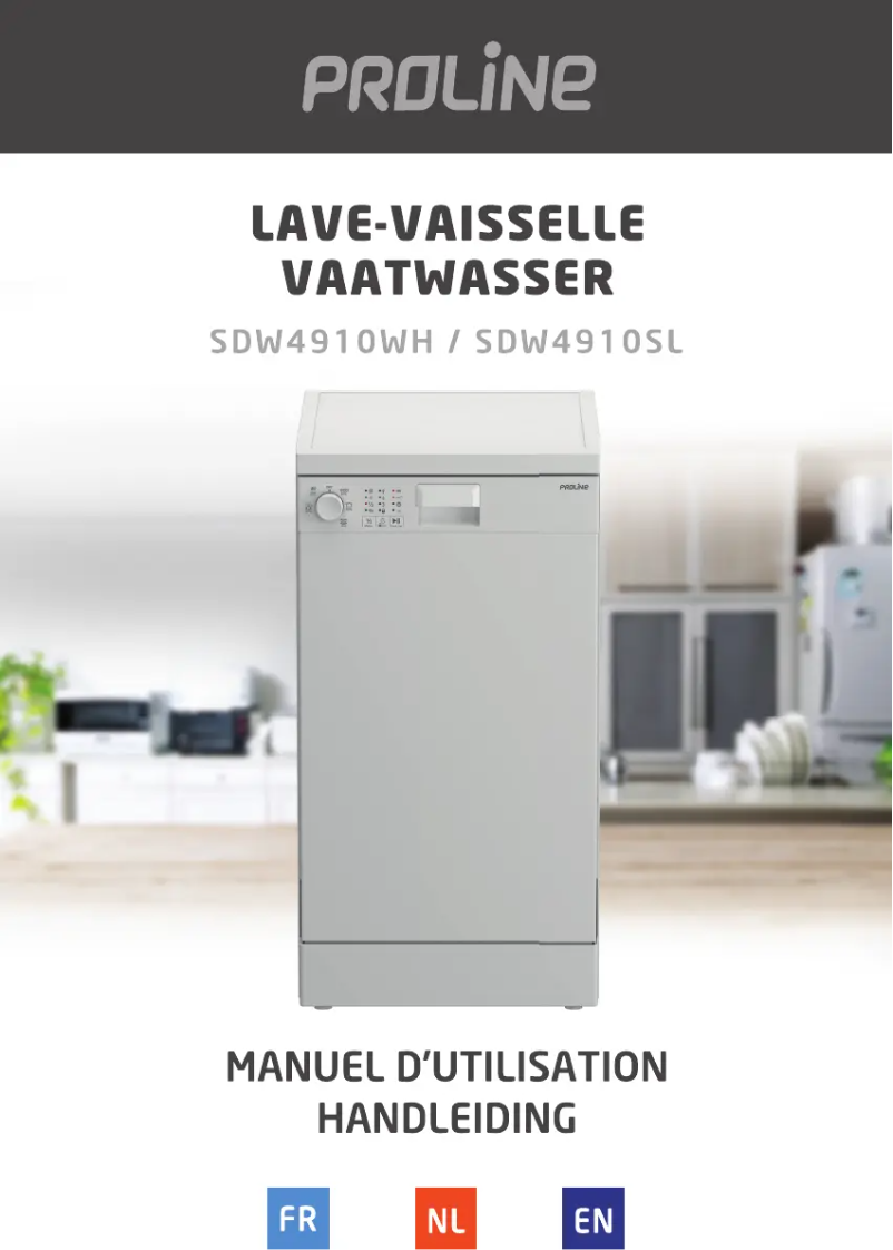 Page n°1 - Manuel utilisateur Proline SDW4910SL