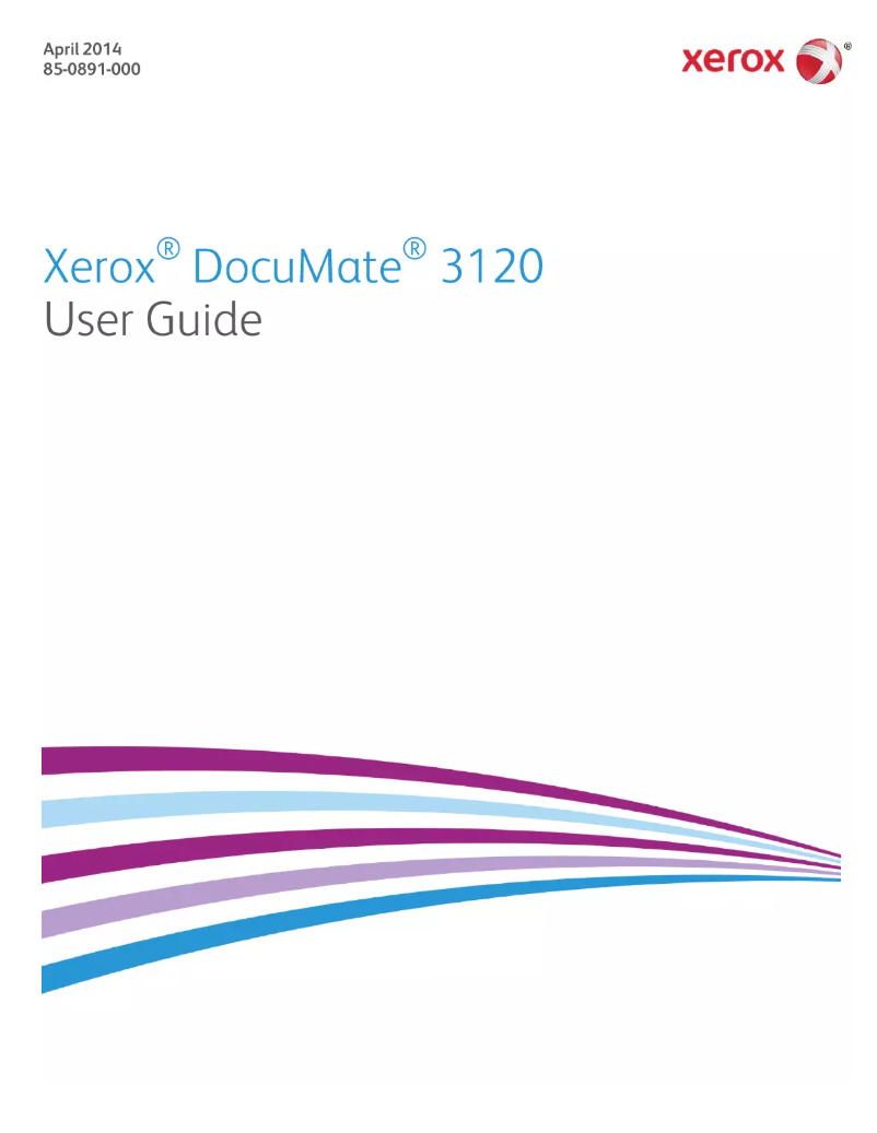 Image de la première page du manuel de l'appareil DocuMate 3120