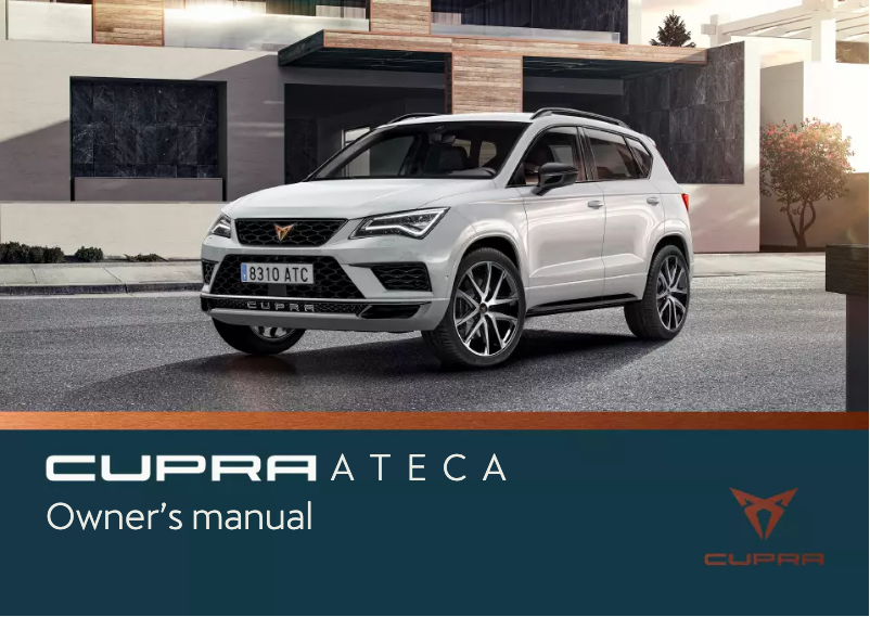 Image de la première page du manuel de l'appareil Ateca (2018)