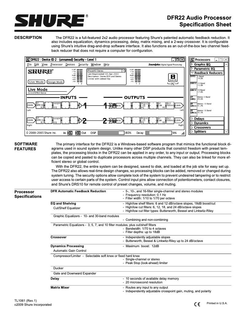 Image de la première page du manuel de l'appareil DFR22