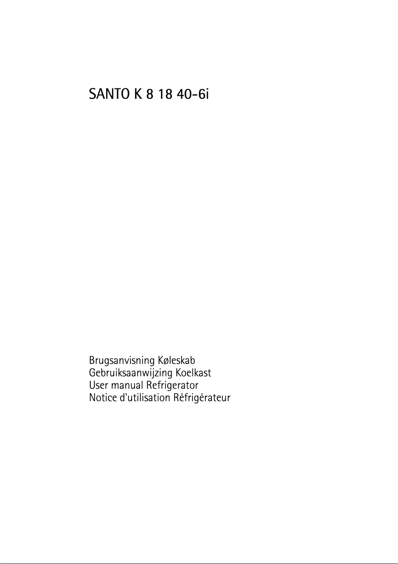 Page 1 de la notice Manuel utilisateur AEG SK 81840 6I