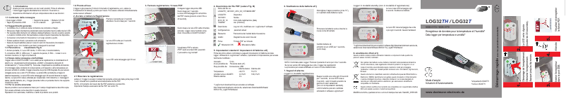 Page 1 de la notice Manuel utilisateur Dostmann Electronic LOG32TH