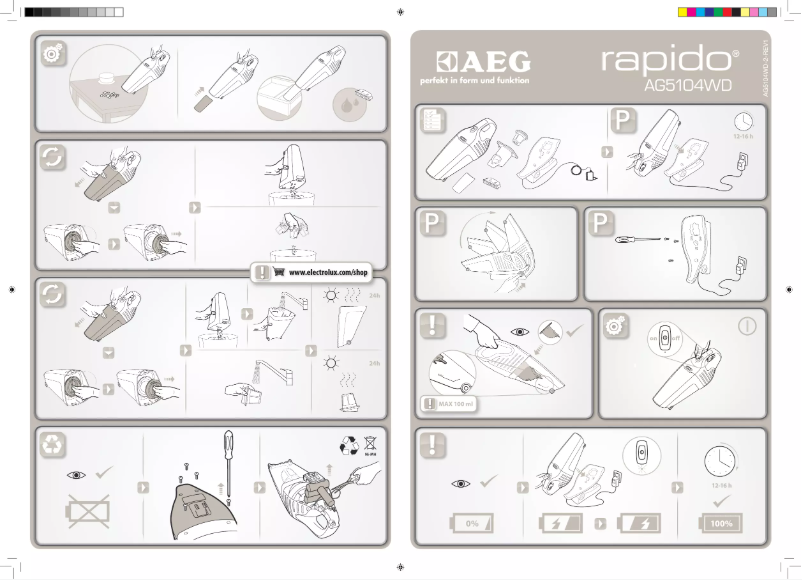 Página 1 del manual Manual de usuario AEG AG5104WD
