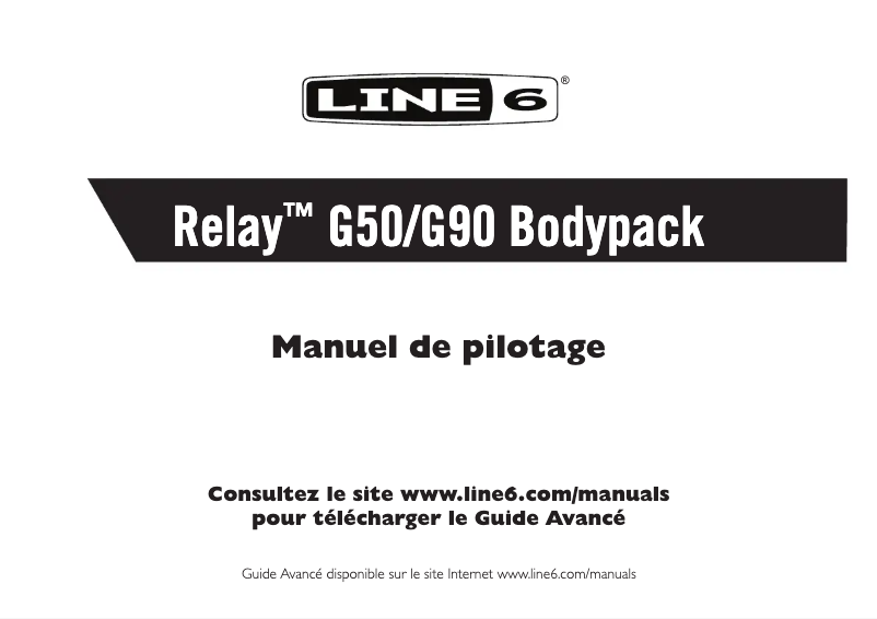 Page 1 de la notice Manuel utilisateur Line 6 XD-V70L