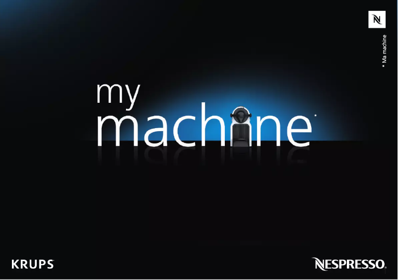 Page 1 de la notice Manuel utilisateur Krups Nespresso Inissia YY1532FD