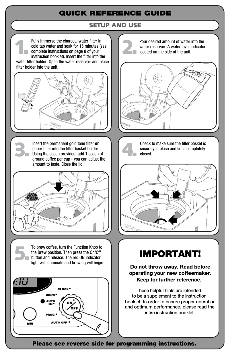Image de la première page du manuel de l'appareil DCC-1100