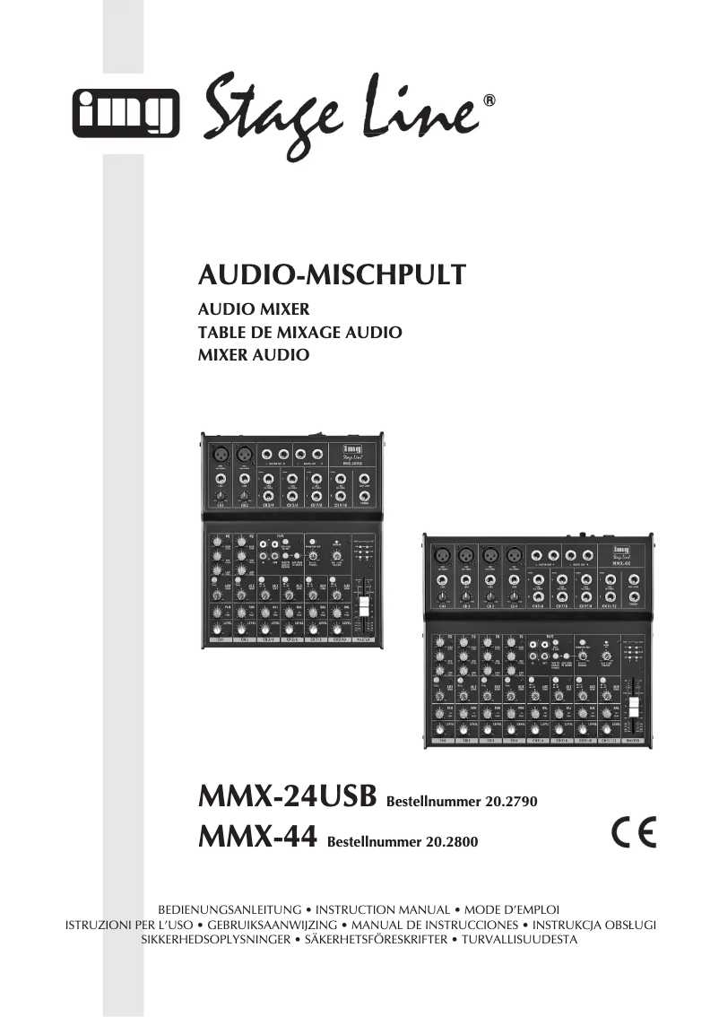 Image de la première page du manuel de l'appareil MMX-44