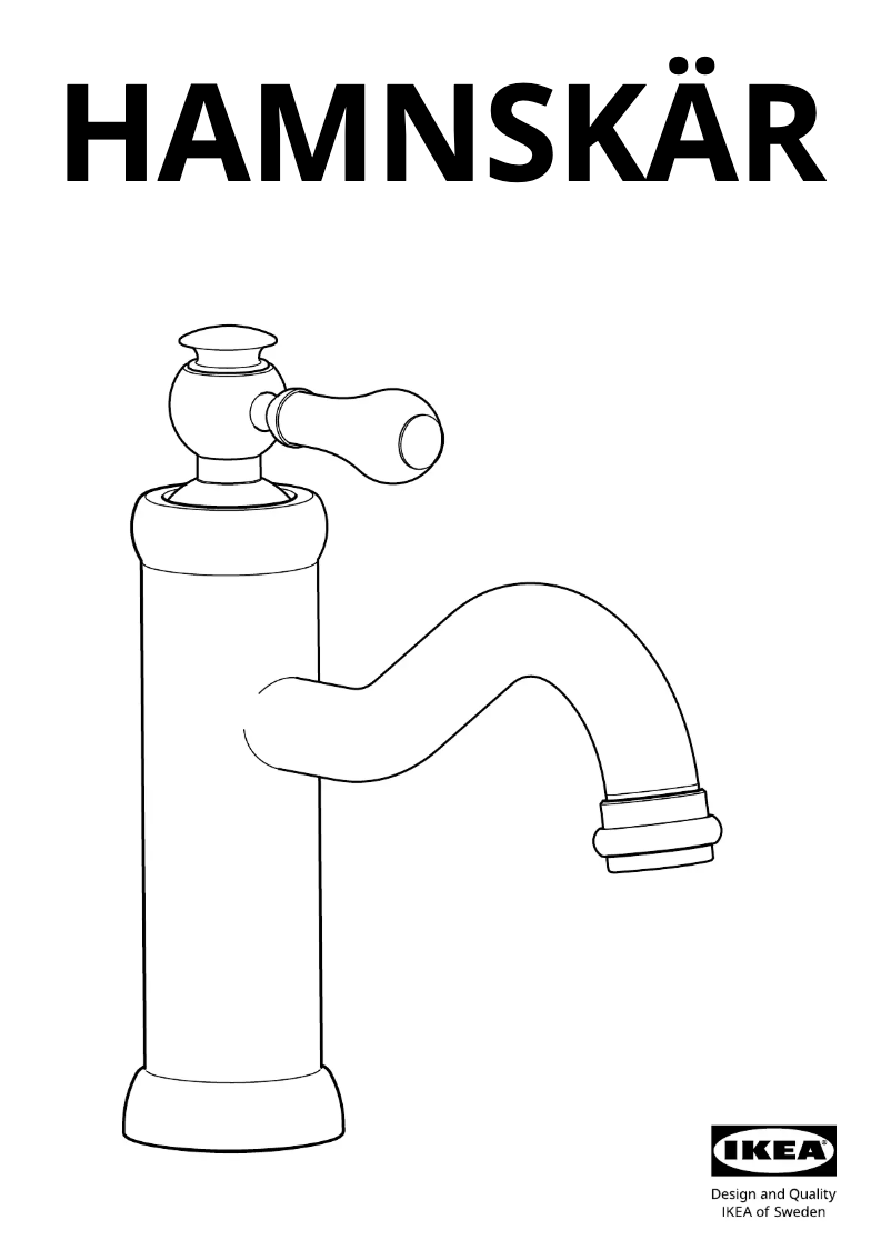 Imagen de la primera página del manual del dispositivo HAMNSKÄR 405.327.04