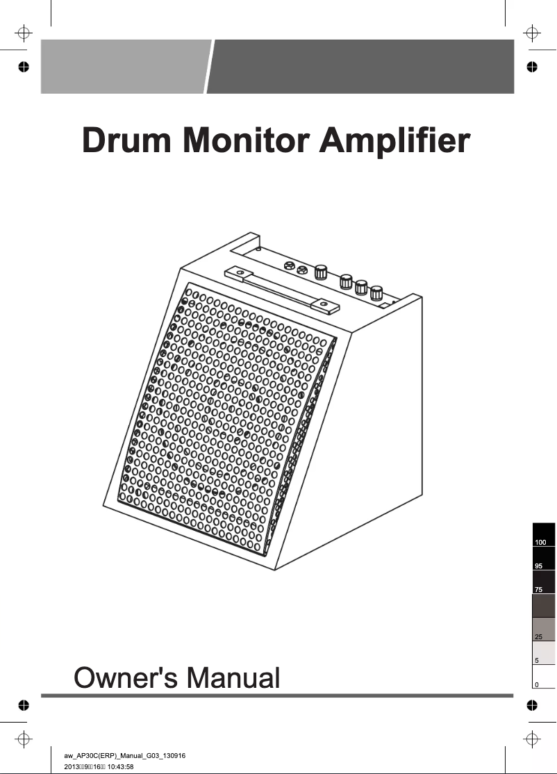 Page 1 de la notice Manuel utilisateur Medeli AP30C