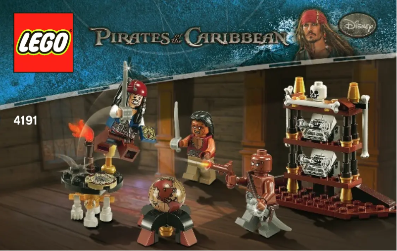 Page 1 de la notice Manuel utilisateur Lego The Captain's Cabin
