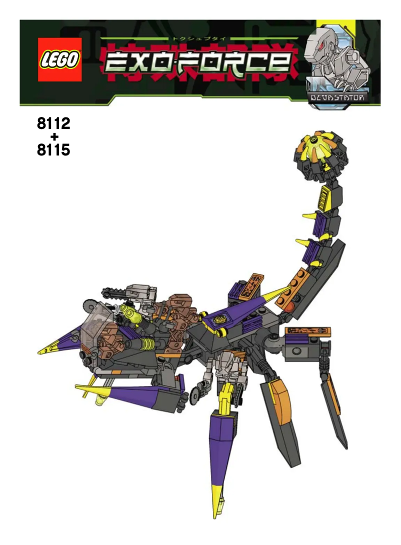 Page 1 de la notice Manuel utilisateur Lego Battle Arachnoid