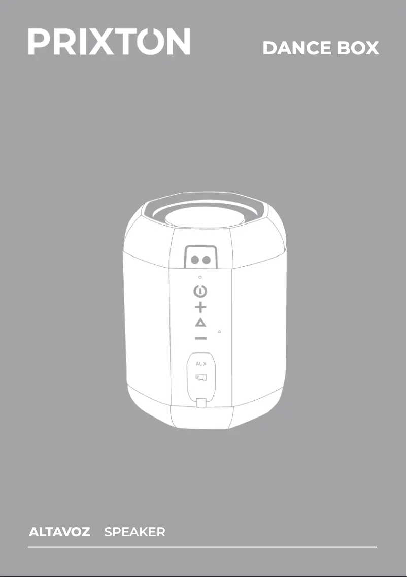 Page 1 de la notice Manuel utilisateur Prixton Dance Box
