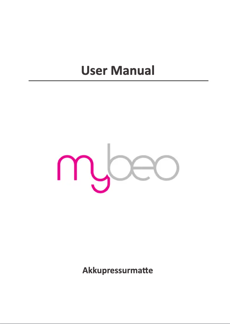 Page 1 de la notice Manuel utilisateur Mybeo 305372