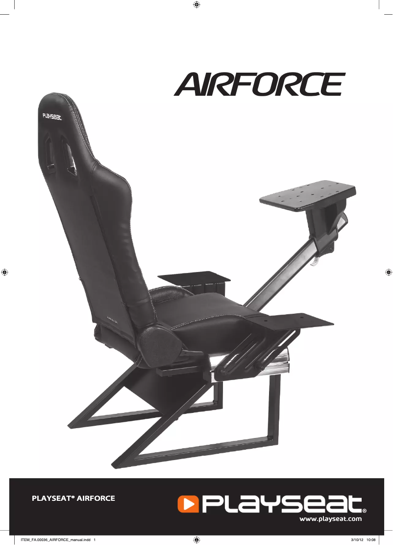 Page n°1 - Manuel utilisateur Playseat Air Force