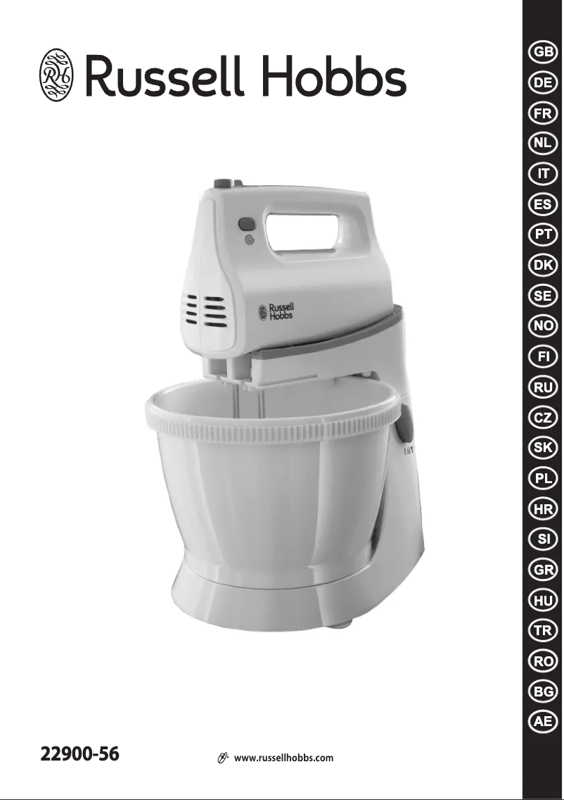 Page 1 de la notice Manuel utilisateur Russell Hobbs 22900-56