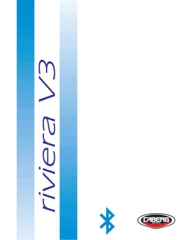 Page n°1 - Manuel utilisateur Caberg Riviera V3