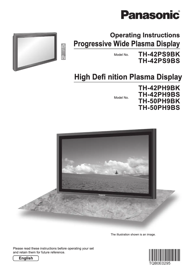 Página 1 del manual Manual de usuario Panasonic TH-42PH9BS