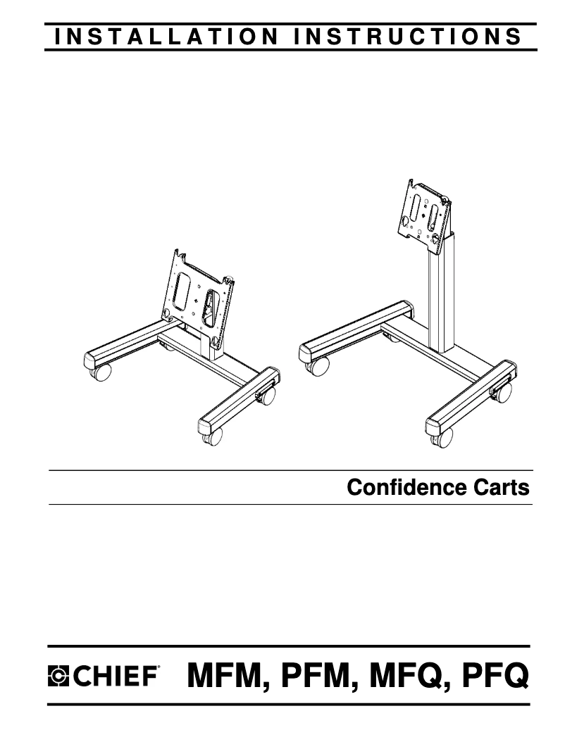 Page 1 de la notice Manuel utilisateur Chief MFQUB