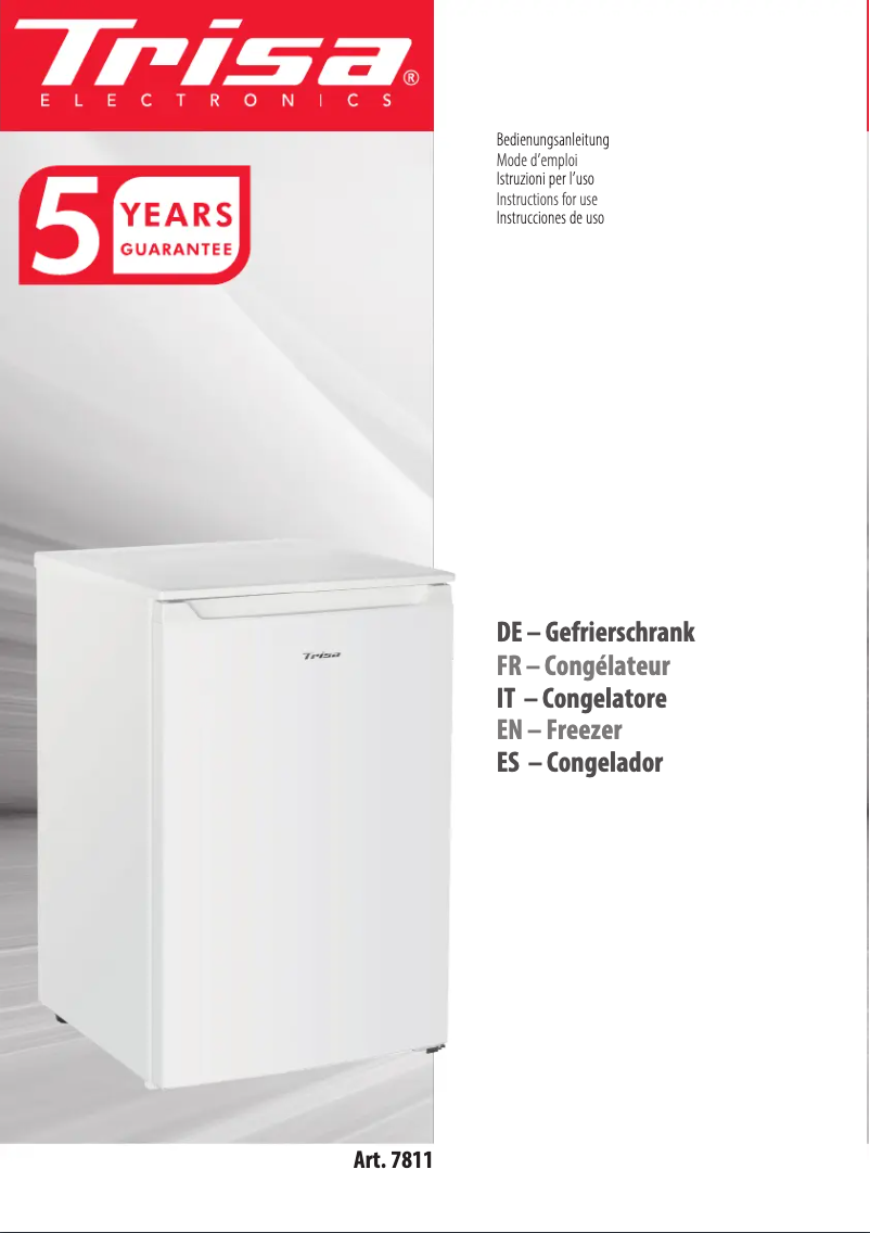 Image de la première page du manuel de l'appareil 7811.