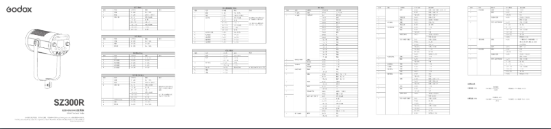 Page 1 de la notice Manuel utilisateur Godox SZ300R
