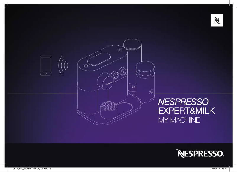 Image de la première page du manuel de l'appareil Exprert & Milk