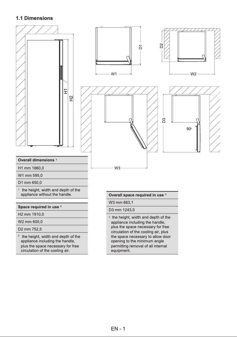 Page n°1 - Dessin technique Cylinda F9185NEBIVE