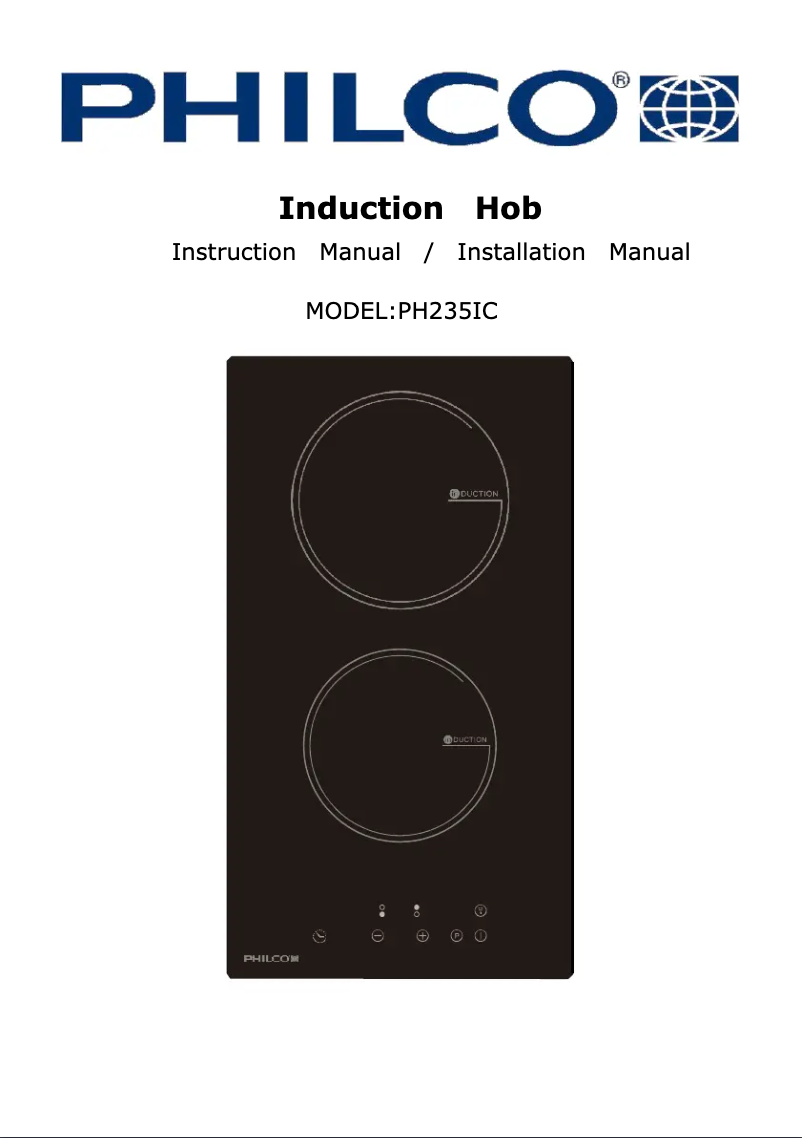 Page 1 de la notice Manuel utilisateur Philco PH235IC