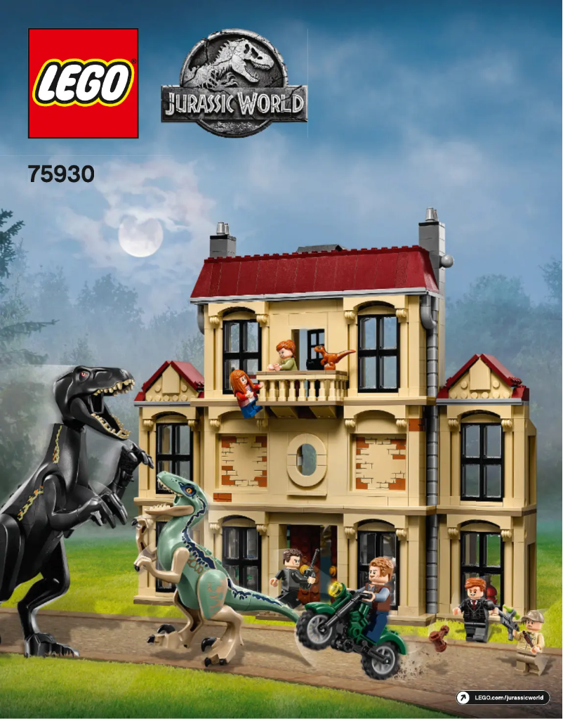 Page 1 de la notice Manuel utilisateur Lego Jurassic World 75930