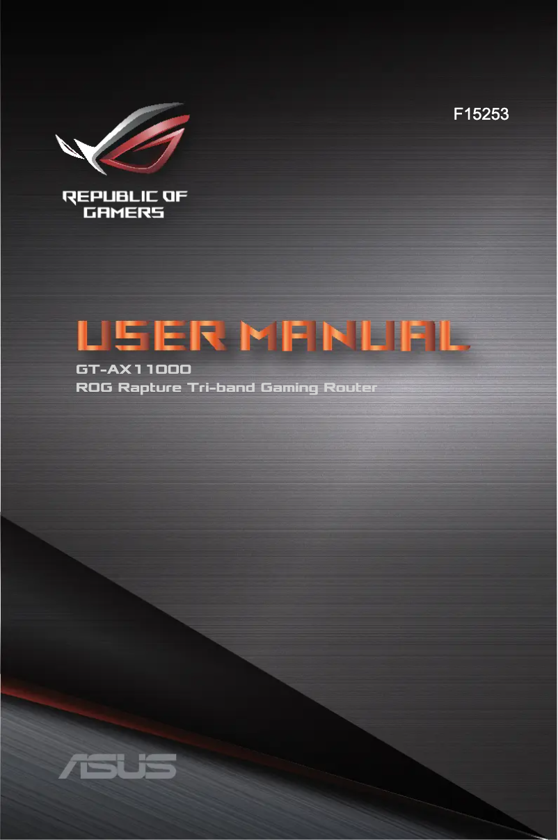 Page n°1 - Manuel utilisateur Asus ROG Rapture GT-AX11000