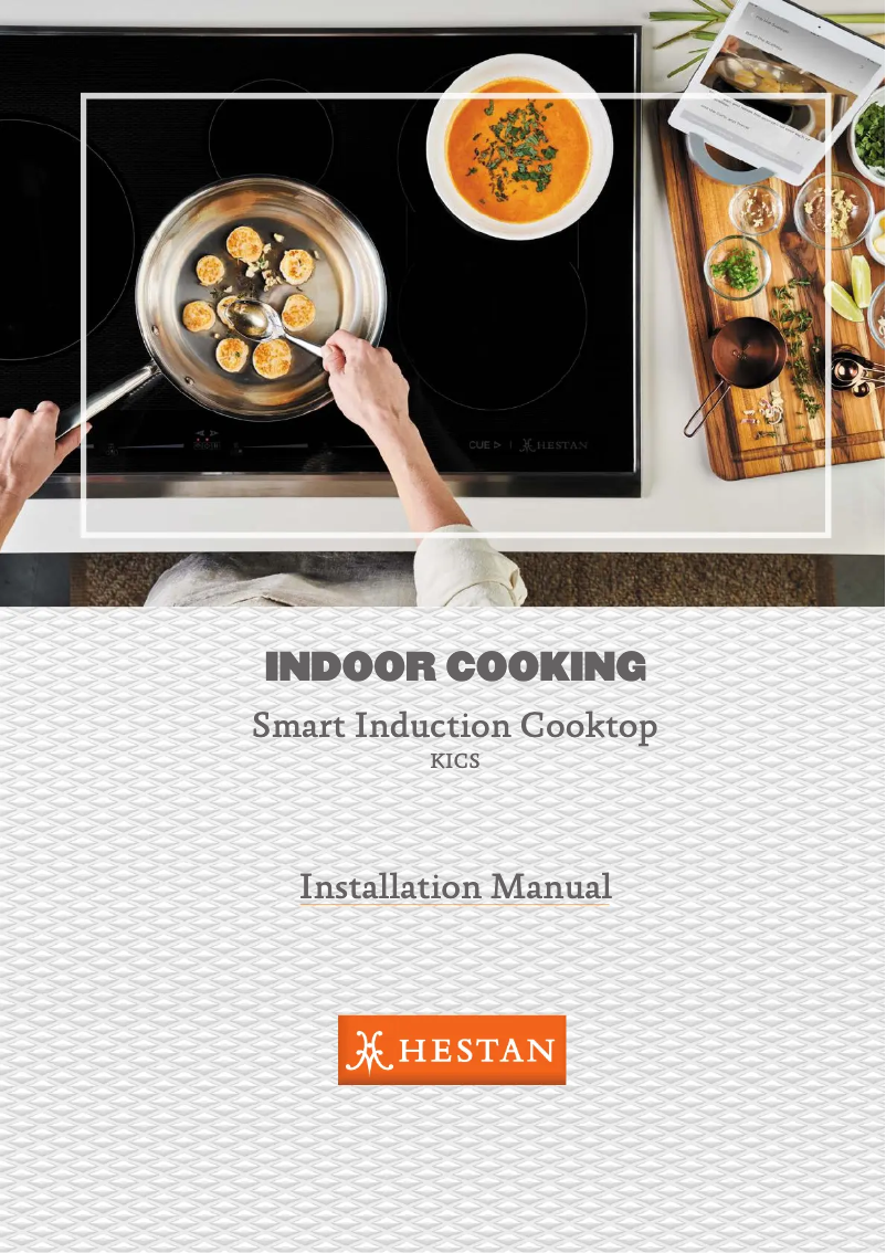 Page 1 de la notice Guide d'installation Hestan KICS36-BK