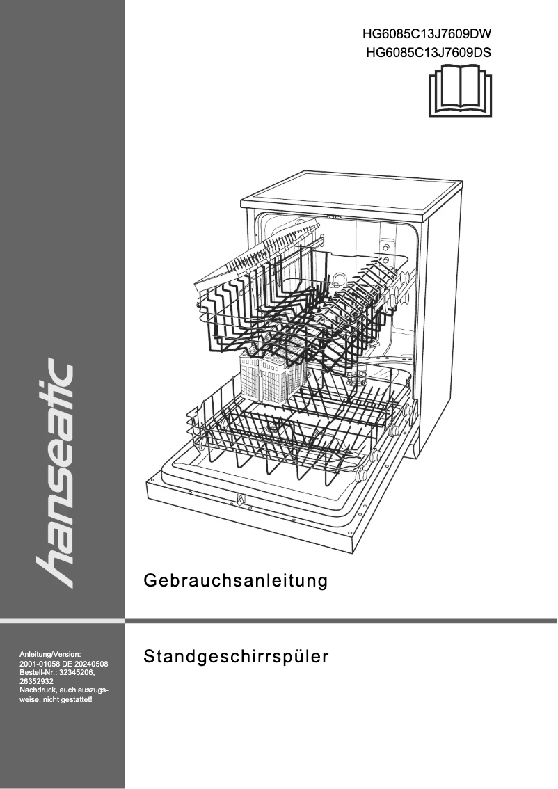 Image de la première page du manuel de l'appareil HG6085C13J7609DW