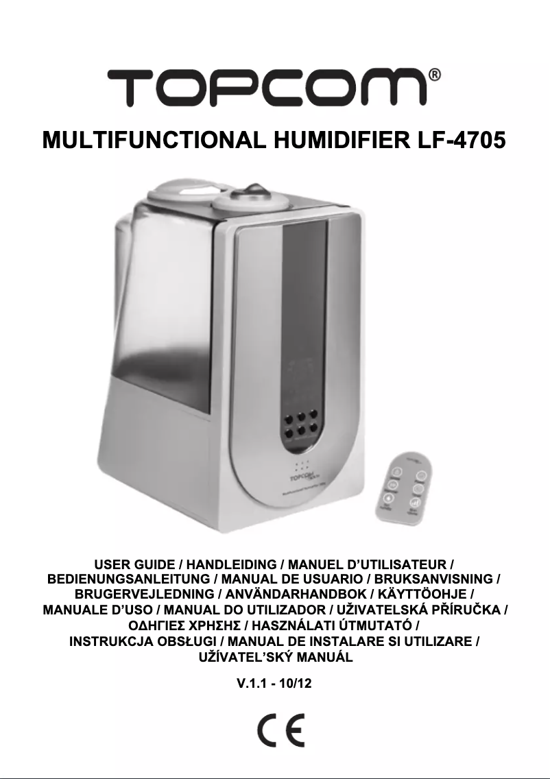 Page n°1 - Manuel utilisateur TriStar LF-4705