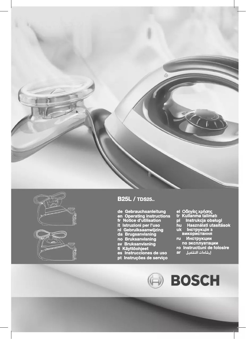 Page 1 de la notice Manuel utilisateur Bosch TDS2520