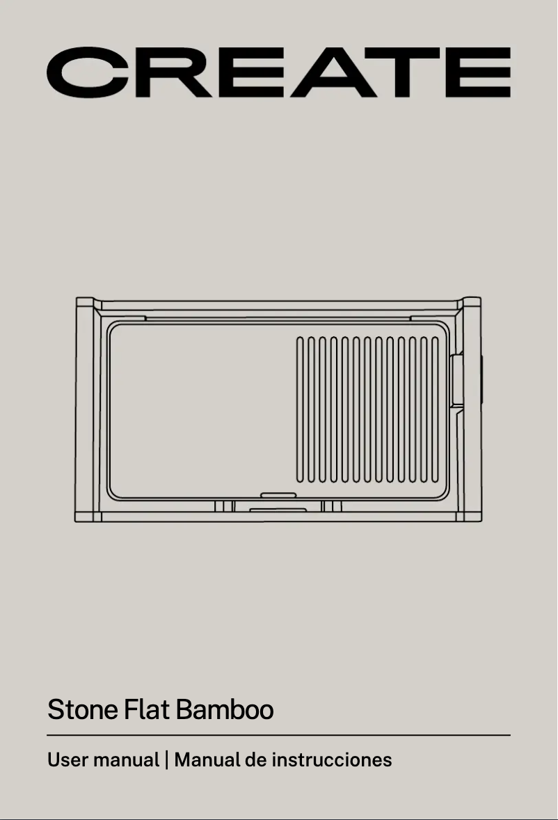 Image de la première page du manuel de l'appareil Stone Flat Bamboo