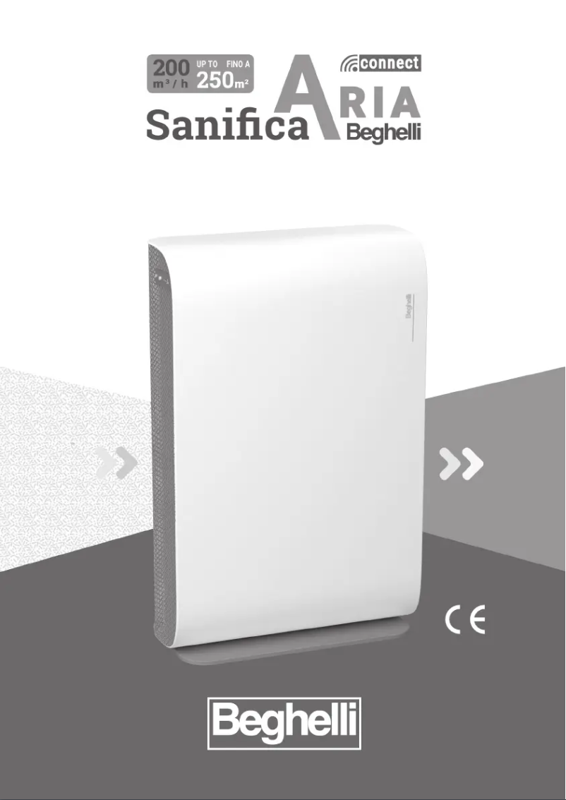 Image de la première page du manuel de l'appareil SanificaAria 200 Connect