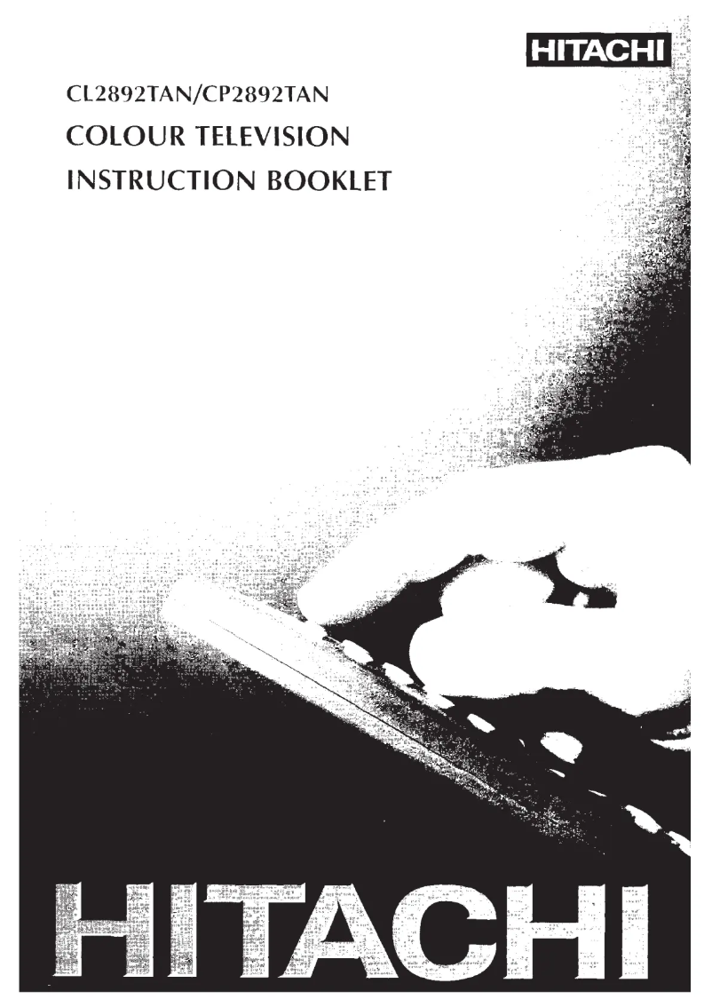 Image de la première page du manuel de l'appareil CL2892TAN