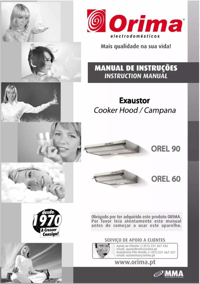 Image de la première page du manuel de l'appareil OREL 90