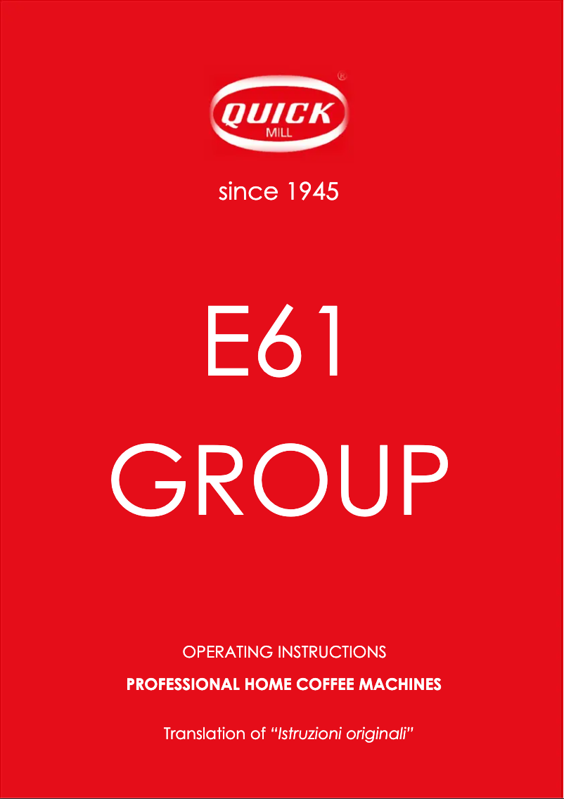 Image de la première page du manuel de l'appareil Vetrano 2B Evo