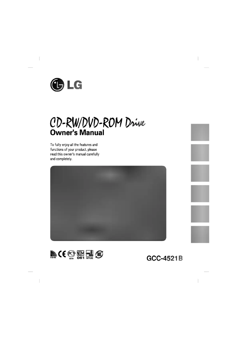 Página 1 del manual Manual de usuario LG GCC-4521B