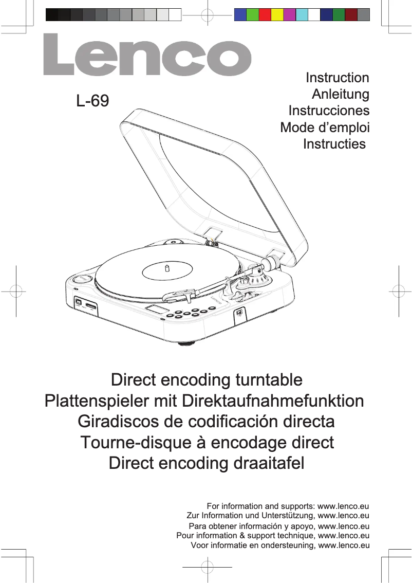 Image de la première page du manuel de l'appareil L-69
