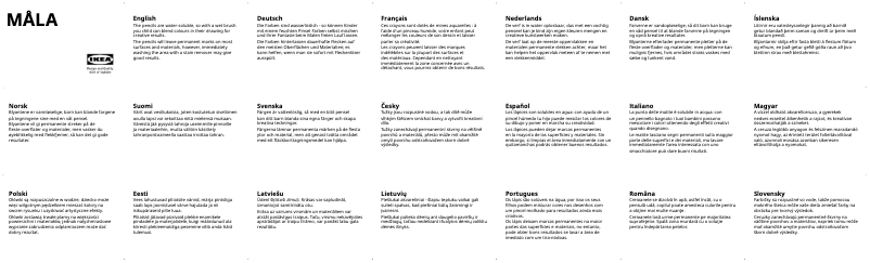 Image de la première page du manuel de l'appareil MÅLA 704.775.98