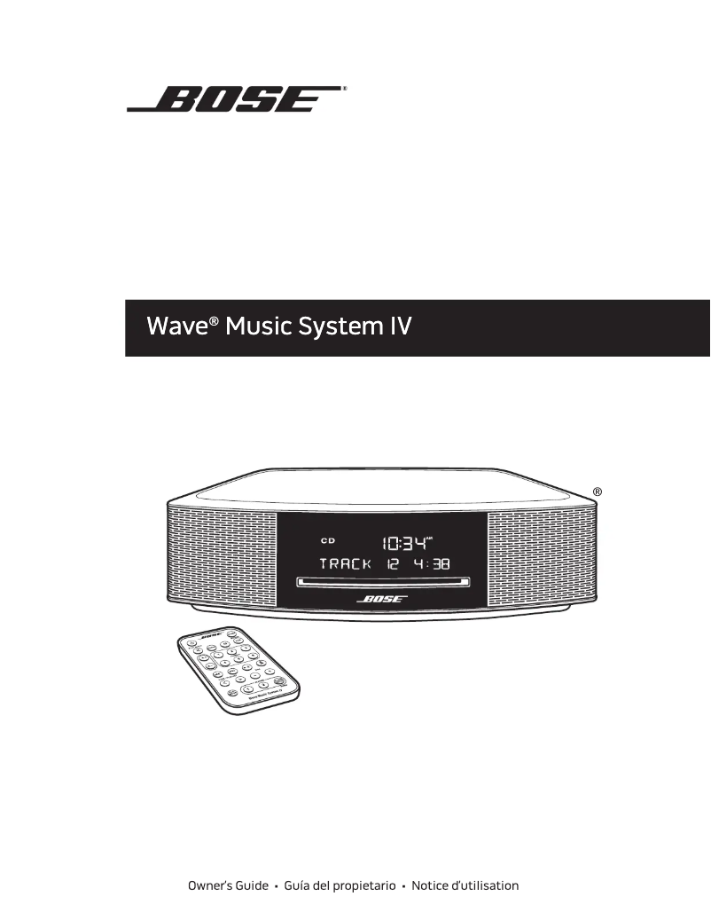 Image de la première page du manuel de l'appareil Wave Music System I