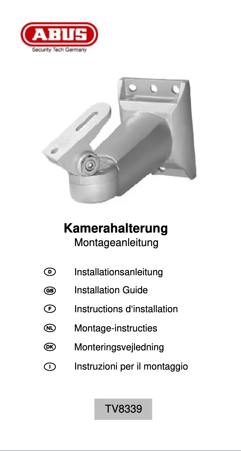 Image de la première page du manuel de l'appareil TV8339