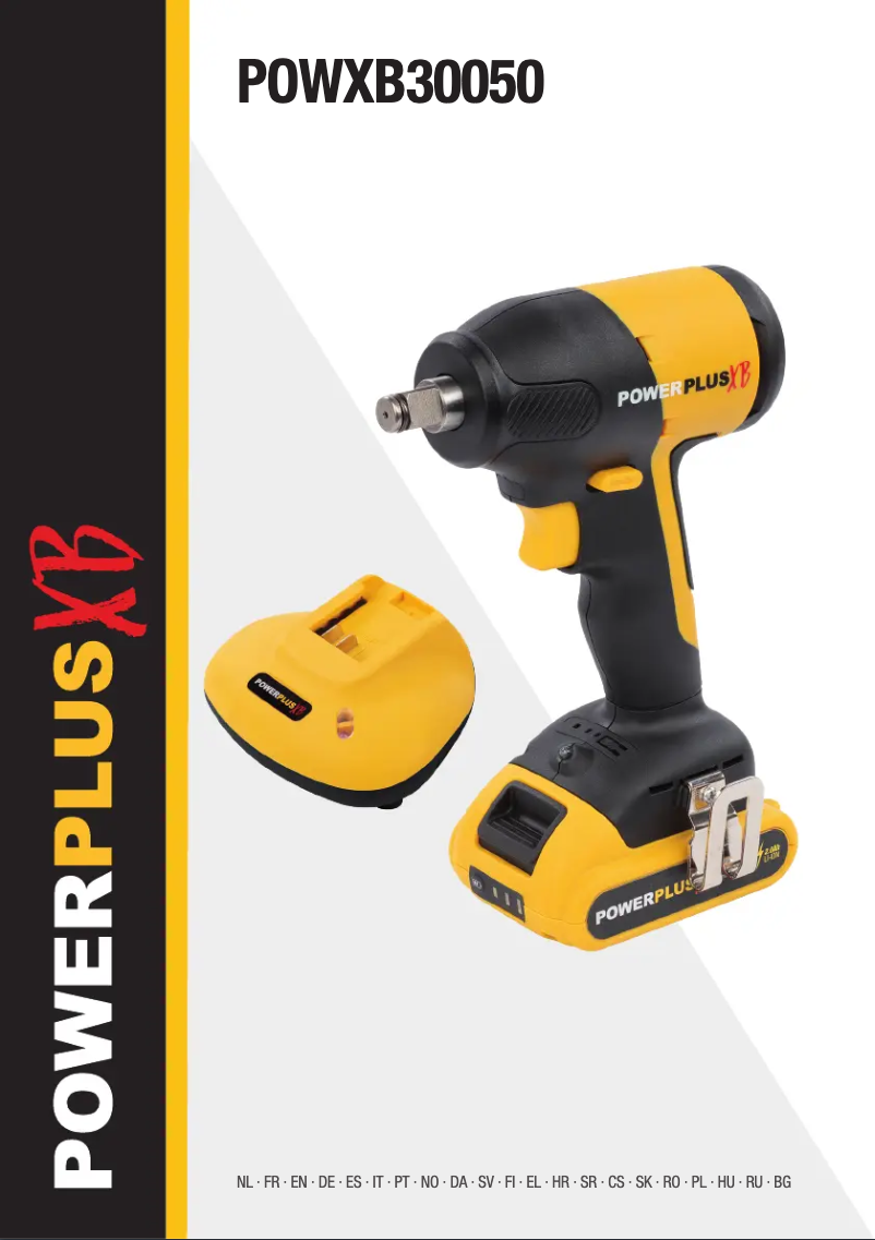 Page 1 de la notice Manuel utilisateur PowerPlus POWXB30050