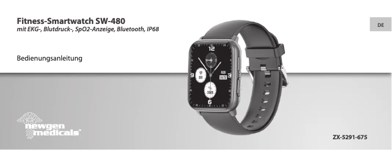 Page n°1 - Manuel utilisateur Newgen Medicals SW-480