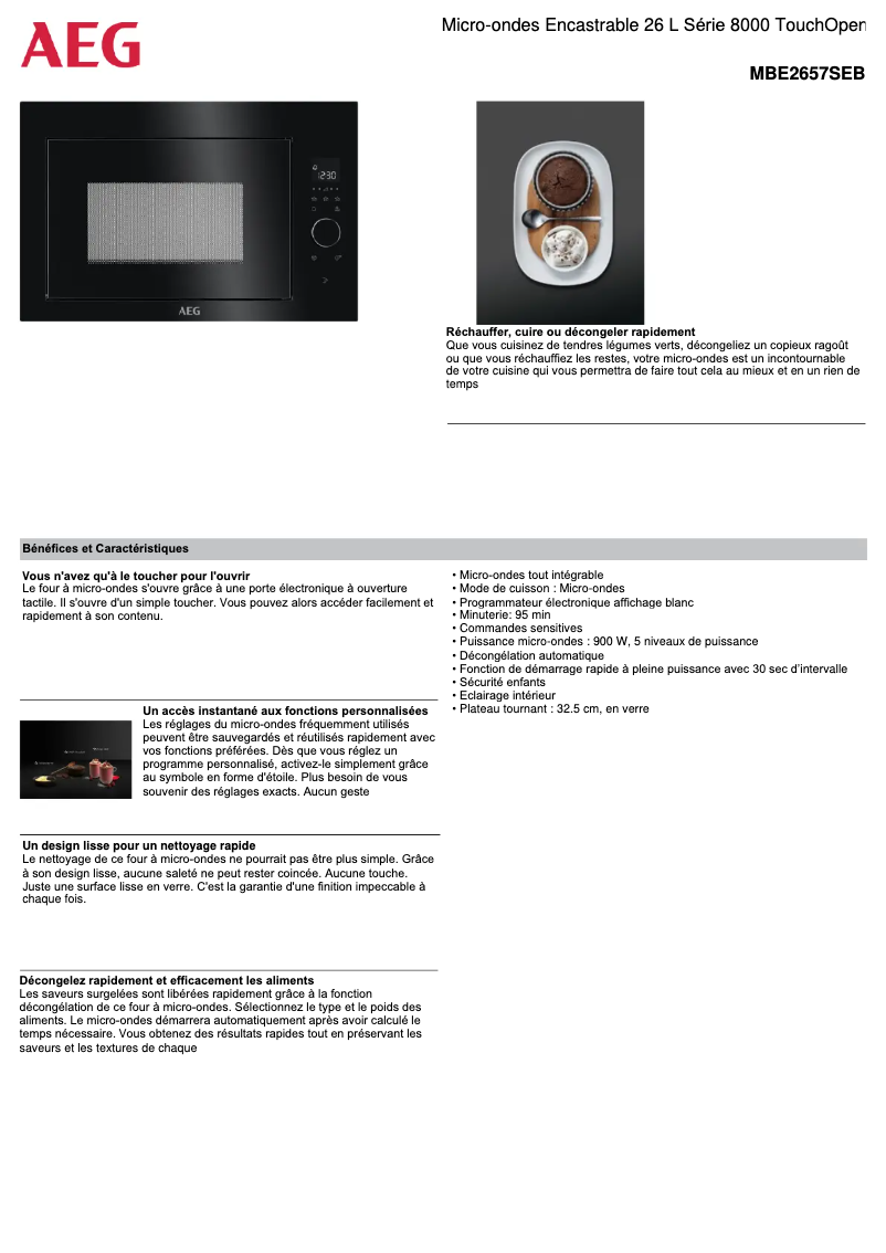 Imagen de la primera página del manual del dispositivo MBE2657SEB